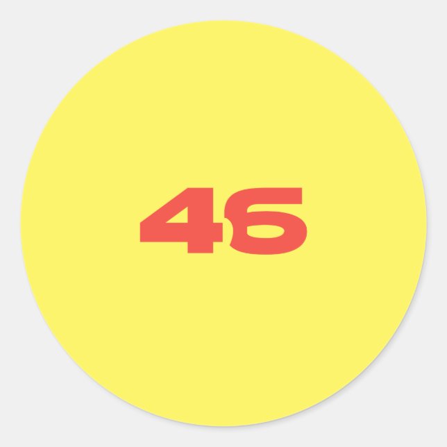 Premium & runder aufkleber (Vorderseite)