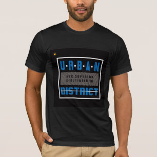 Premium schwarzes T-Shirt – minimalistischer stilv