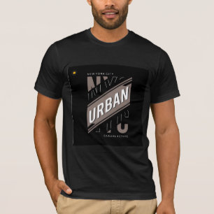 Premium schwarzes T-Shirt – minimalistischer stilv