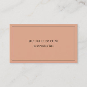 Premium-Seide Trendy Minimalistisch Professionell Visitenkarte