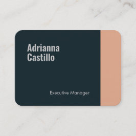 Premium Silber Minimalistisch Moderner Schlichter  Visitenkarte