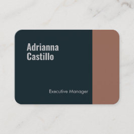 Premium Silber Minimalistisch Moderner Schlichter  Visitenkarte