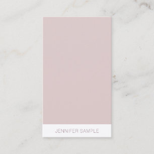 Premium Silk Finish Modernes einfaches Template Lu Visitenkarte