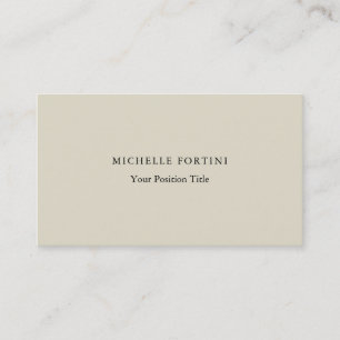 Premium Silk Trendy Minimalistisch Beruflich moder Visitenkarte