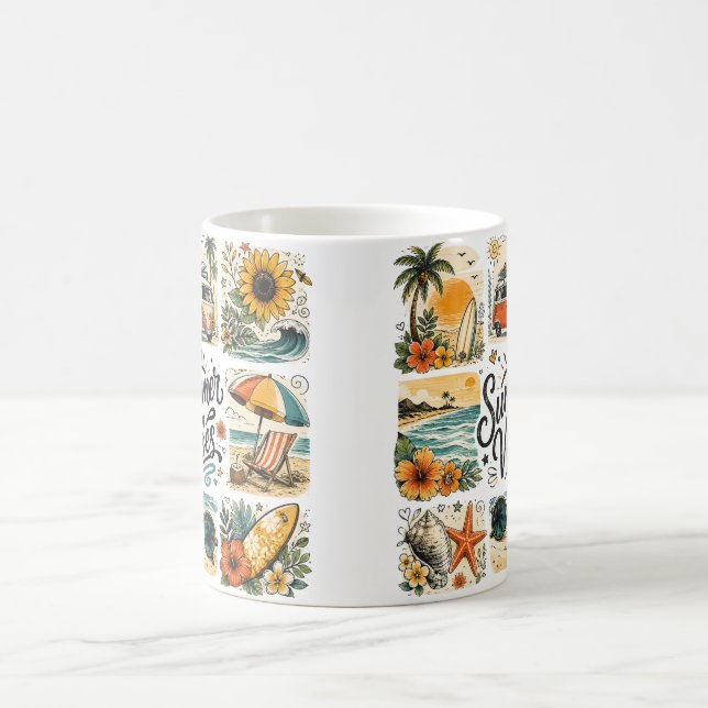 Premium-Sommerdesign mit ästhetischem Flair Kaffeetasse (Mittel)
