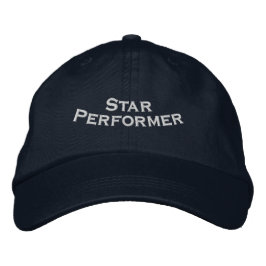 Premium Star Darsteller Verstellbar Navy Arbeitspl Bestickte Baseballkappe