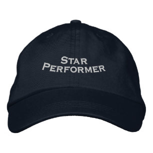 Premium Star Darsteller Verstellbar Navy Arbeitspl Bestickte Baseballkappe