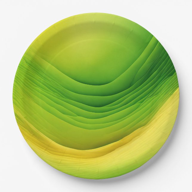 Premium-Teller mit 9 Zoll Papier Pappteller (Vorderseite)