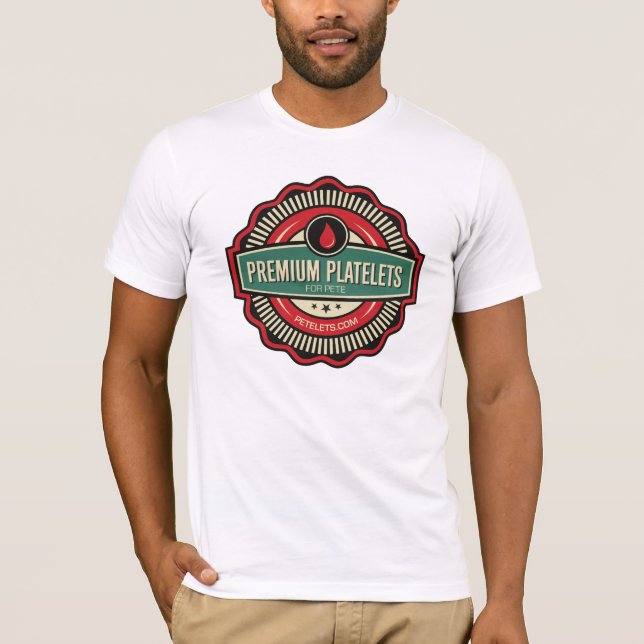 Premium-Thrombozyten-T - Shirt (Vorderseite)