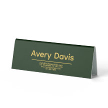 Premium-Tischständer-Schild
