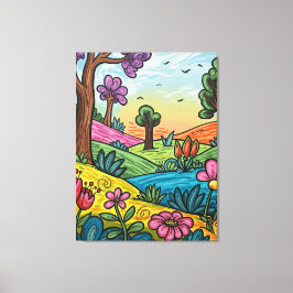 Premium umwickelte Leinwand 76 cm x 102 cm