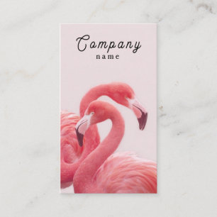 Premium Vector Flamingo Business Card Visitenkarte