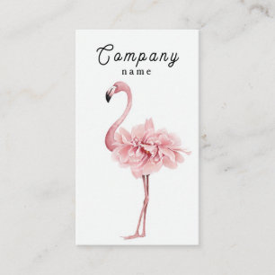 Premium Vector Flamingo Business Card Visitenkarte