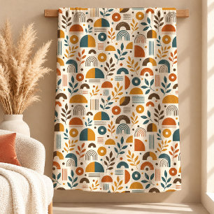 Premium verbranntes Orange staubgrüne Decke Kunst
