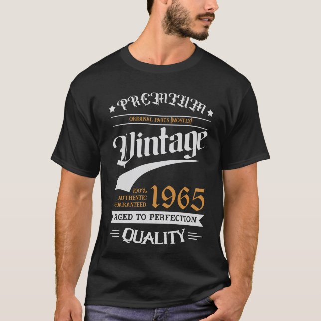 PREMIUM Vintages Geburtsjahr - 60. T-Shirt (Vorderseite)