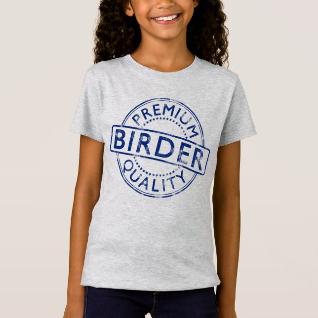 Premium-Vogelbeobachter T-Shirt (Vorderseite)