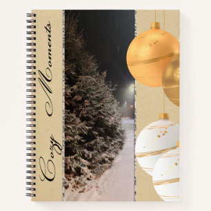 Premium-Weihnachtsjournal Cozy Moments Kollektion Notizbuch