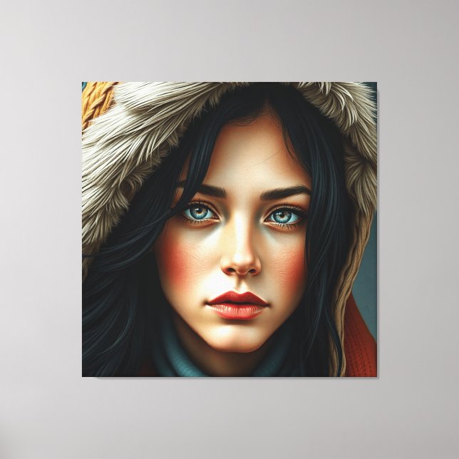 Premium Wrapped Canvas - Elegante & Moderne Kunst Leinwanddruck (Vorderseite)