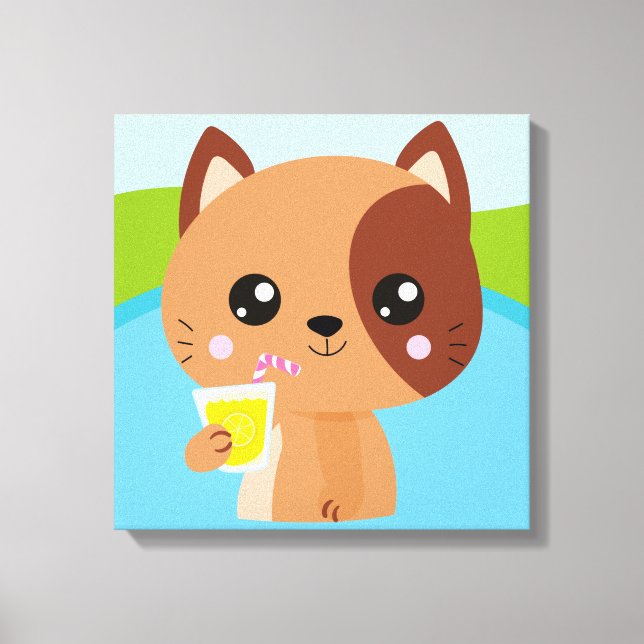 Premium Wrapped Canvas (Glanz) Leinwanddruck (Vorderseite)