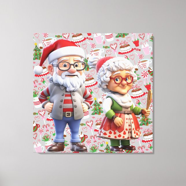 Premium Wrapped Canvas (Glanz) Leinwanddruck (Vorderseite)