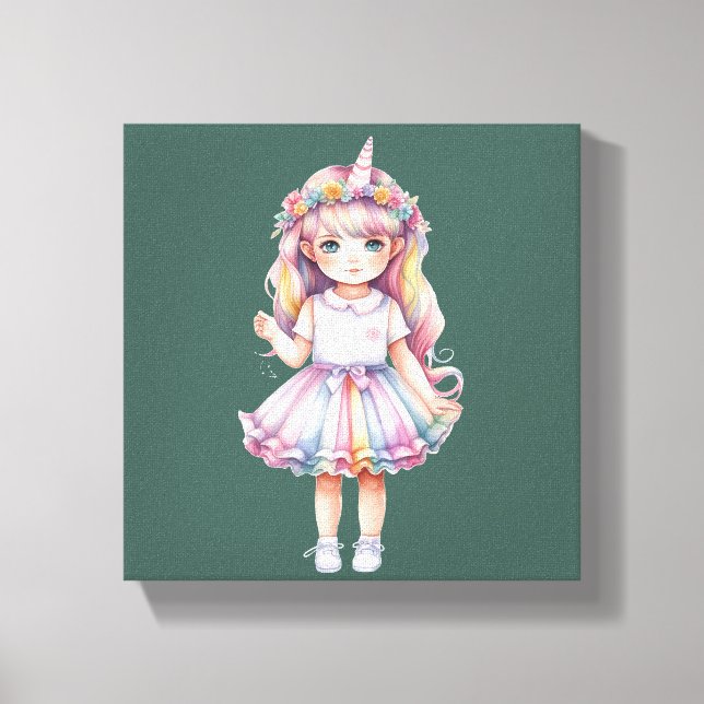 - Premium Wrapped Canvas (Glanz) Leinwanddruck (Vorderseite)