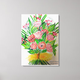 Premium Wrapped Canvas (Gloss) Gerberas Leinwanddruck