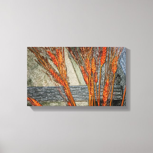 Premium Wrapped Canvas-Gloss-"jjhélène" original Leinwanddruck (Vorderseite)