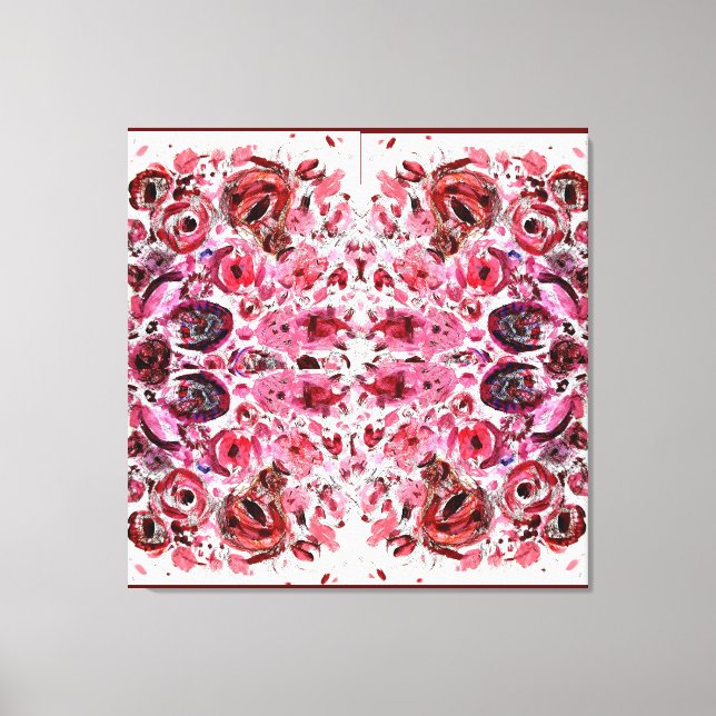 Premium Wrapped Canvas (Gloss) Passionred Leinwanddruck (Vorderseite)