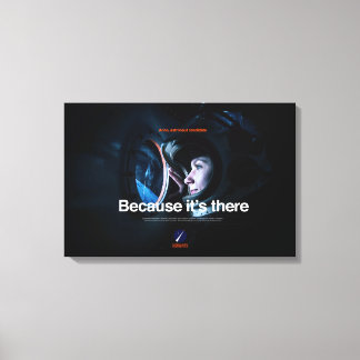 Premium Wrapped Canvas Weil es dort ist Leinwanddruck