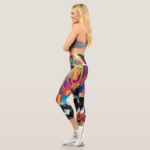Premium Yoga Pants - Stretchy, komfortabel Capri Leggings