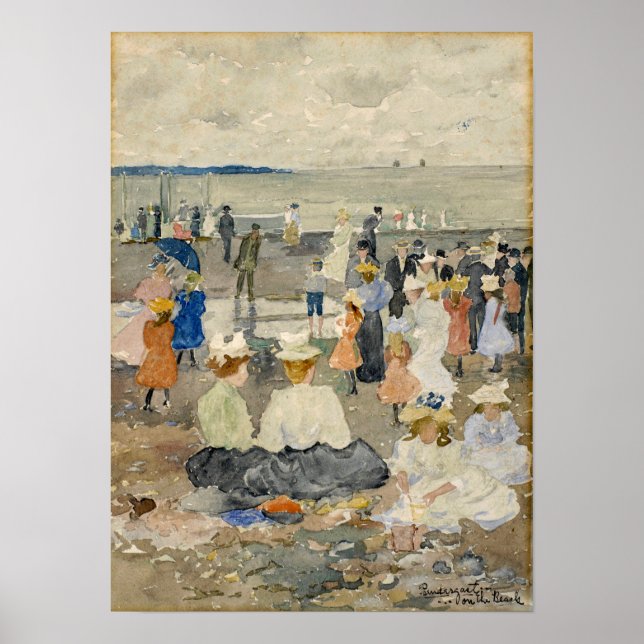 Prendergast - Am Strand Poster (Vorne)