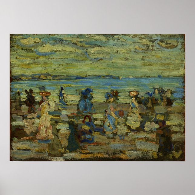 Prendergast - Beach Scene Poster (Vorne)