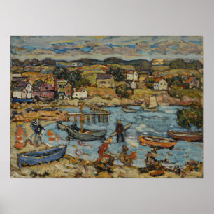 Prendergast - Hafen von Marblehead Poster
