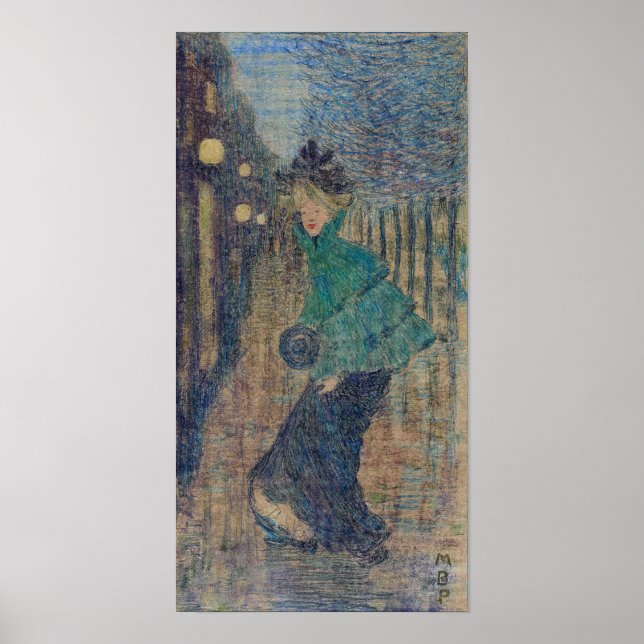 Prendergast - Lady 1891 Poster (Vorne)