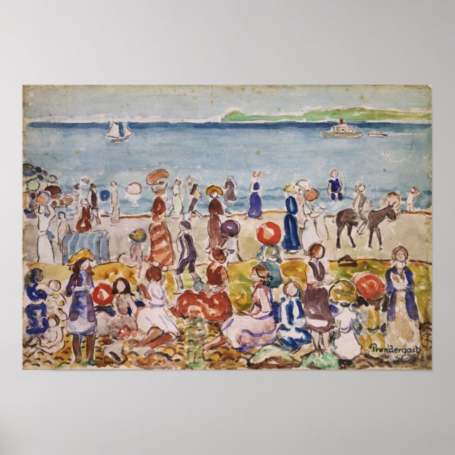 Prendergast - Revere Beach Poster (Vorne)