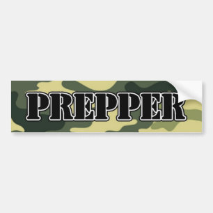Prepper Camouflage Autoaufkleber