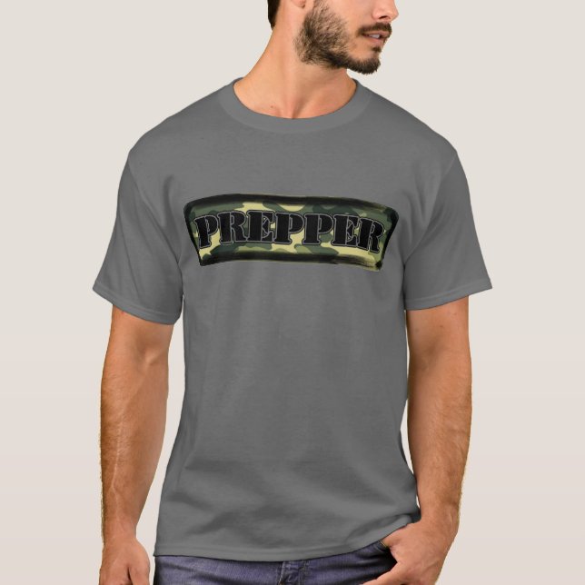 Prepper Camouflage T-Shirt (Vorderseite)