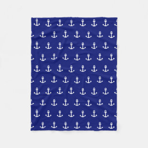 Preppy Anchor Fleece Blanket