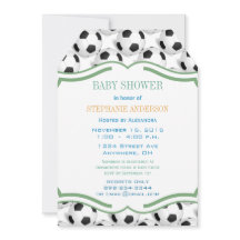 Preppy Baby Boy Soccer Dusche