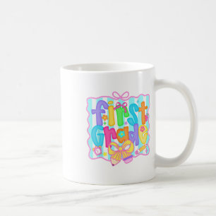 Preppy Back To School 1. Klasse Coquette Schleife Kaffeetasse
