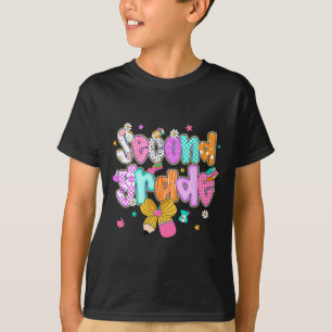 Preppy Back To School 2. Klasse Coquette Schleife T-Shirt