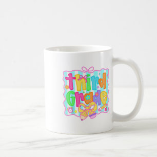 Preppy Back To School 3. Klasse Coquette Schleife  Kaffeetasse
