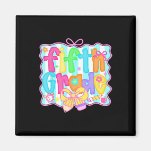 Preppy Back To School 5. Klasse Coquette Schleife  Magnet
