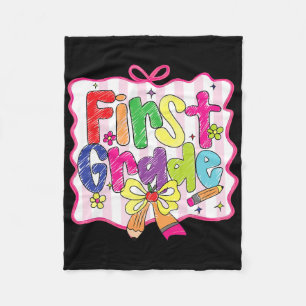 Preppy Back To School Koksette Erste Klasse Weibli Fleecedecke