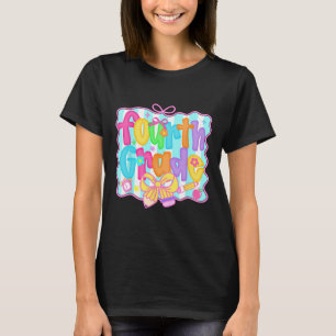 Preppy Back To School Schülerin der 4. Klasse Coqu T-Shirt
