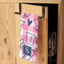 Preppy Baking Pink Gingham 