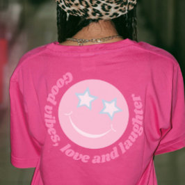 Preppy behalte phantastisches Slogan Smilie Gesich T-Shirt