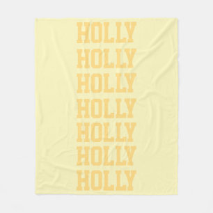 Preppy Blanket Yellow Fleecedecke