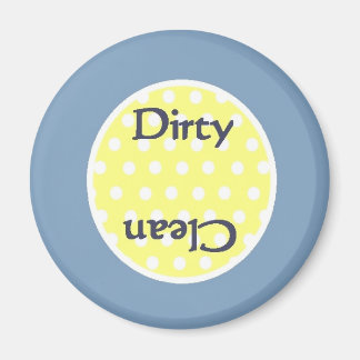 Preppy Blue Clean Dirty Disshwasher Magnet