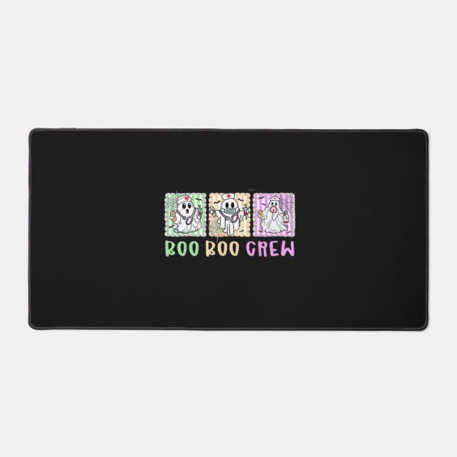 Preppy Boo Crew NurHalloween Kostüme Männer Schreibtischunterlage (Vorderseite)